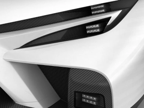 Toyota TR LH2 Racing Prototype WEC 3D Model