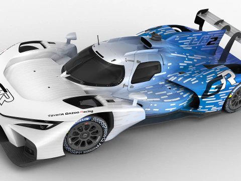 Toyota TR LH2 Racing Prototype WEC 3D Model