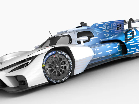 Toyota TR LH2 Racing Prototype WEC 3D Model