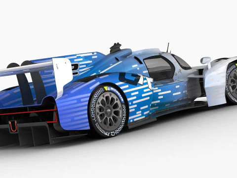 Toyota TR LH2 Racing Prototype WEC 3D Model