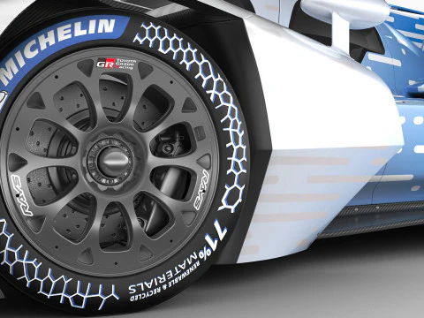 Toyota TR LH2 Racing Prototype WEC 3D Model