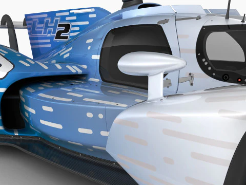Toyota TR LH2 Racing Prototype WEC 3D Model