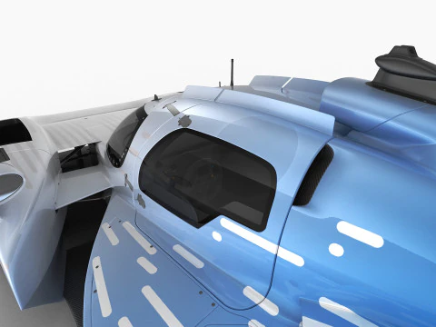 Toyota TR LH2 Racing Prototype WEC 3D Model
