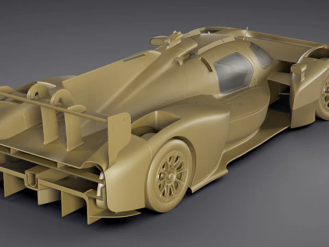 Toyota TR LH2 Racing Prototype WEC 3D Model