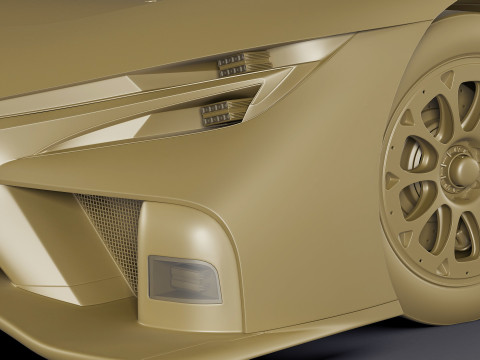 Toyota GR LH2 Racing Concept 2025 WEC 3D 模型