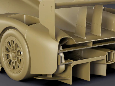 Toyota TR LH2 Racing Prototype WEC 3D Model