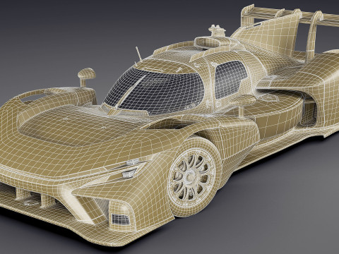 Toyota GR LH2 Racing Concept 2025 WEC 3D 模型