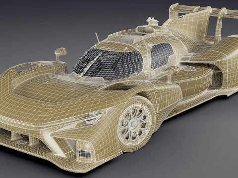 Toyota TR LH2 Racing Prototype WEC 3D Model