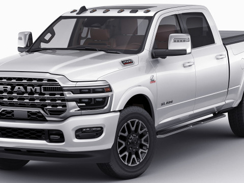 Ram 2500 HD Limited Longhorn 2025 3D Model