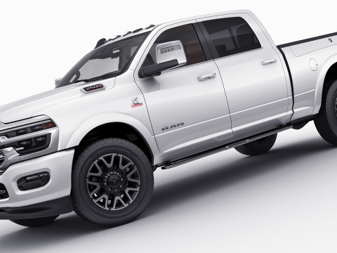 Ram 2500 HD Limited Longhorn 2025 3D Model