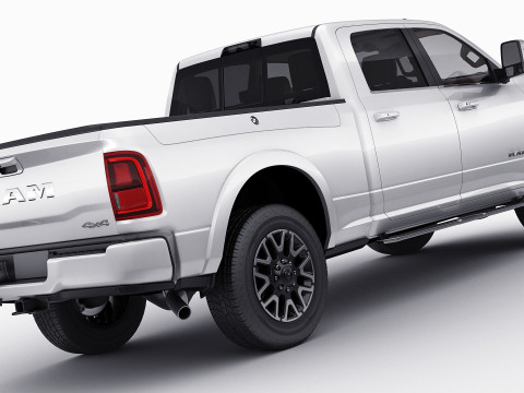 Ram 2500 HD Limited Longhorn 2025 3D Model