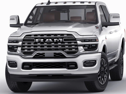 Ram 2500 HD Limited Longhorn 2025 3D Model