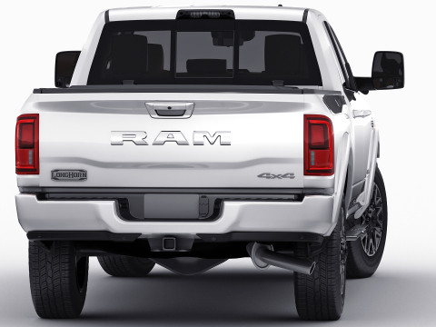 Ram 2500 HD Limited Longhorn 2025 3D Model