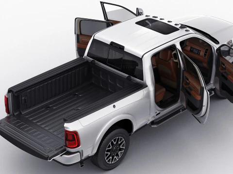 Ram 2500 HD Limited Longhorn 2025 3D Model