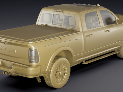 Ram 2500 HD Limited Longhorn 2025 3D Model