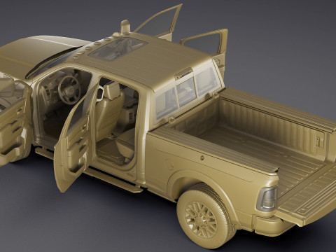 Ram 2500 HD Limited Longhorn 2025 3D Model