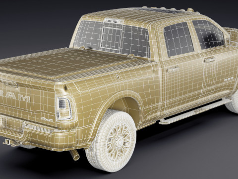 Ram 2500 HD Limited Longhorn 2025 3D Model