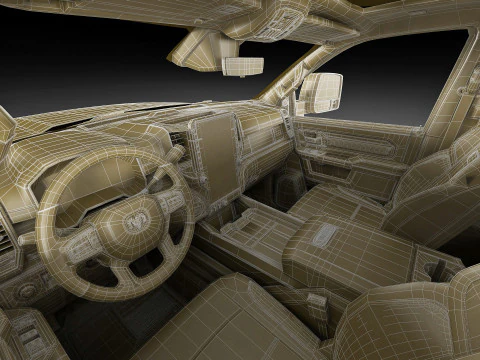 Ram 2500 HD Limited Longhorn 2025 3D Model