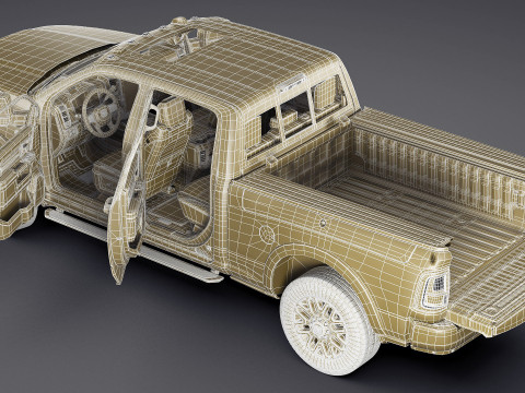 Ram 2500 HD Limited Longhorn 2025 3D Model