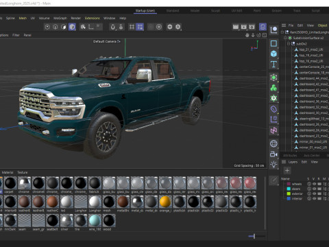 Ram 2500 HD Limited Longhorn 2025 3D Model