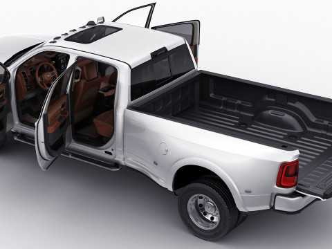 Ram 3500 HD Limited Longhorn 2025 Dually Modelo 3D