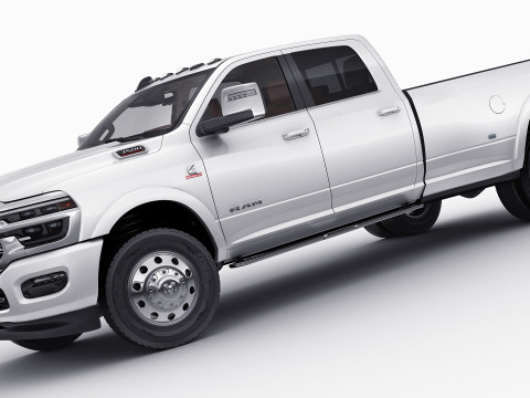 Ram 3500 HD Limited Longhorn 2025 Dually Modelo 3D