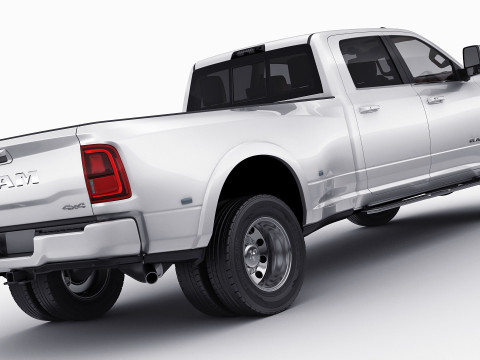 Ram 3500 HD Limited Longhorn 2025 Dually Modelo 3D