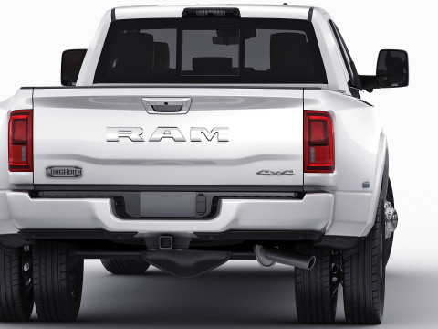 Ram 3500 HD Limited Longhorn 2025 Dually Modelo 3D