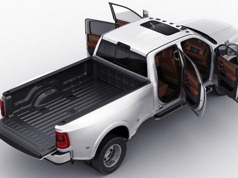 Ram 3500 HD Limited Longhorn 2025 Dually Modelo 3D
