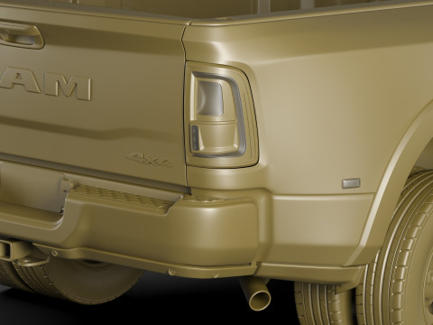 Ram 3500 HD Limited Longhorn 2025 Dually Modelo 3D