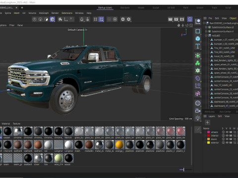 Ram 3500 HD Limited Longhorn 2025 Dually Modelo 3D
