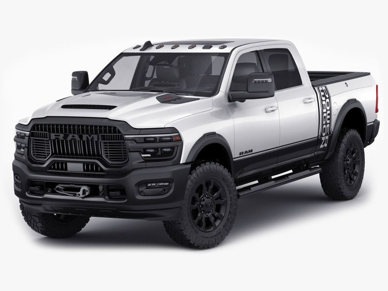 RAM Power Wagon 2025 3D Model .c4d .max .obj .3ds .fbx .stl .blend 