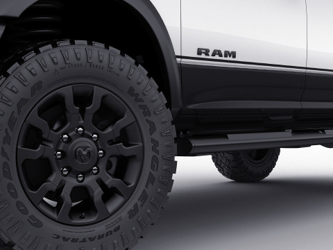 RAM Power Wagon 2025 3D Model
