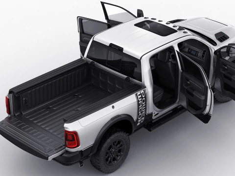 RAM Power Wagon 2025 3D Model