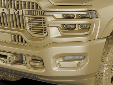 RAM Power Wagon 2025 3D Model
