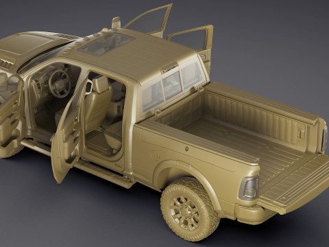 RAM Power Wagon 2025 3D Model