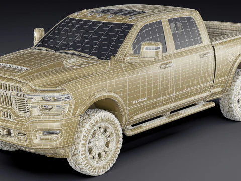 RAM Power Wagon 2025 3D Model