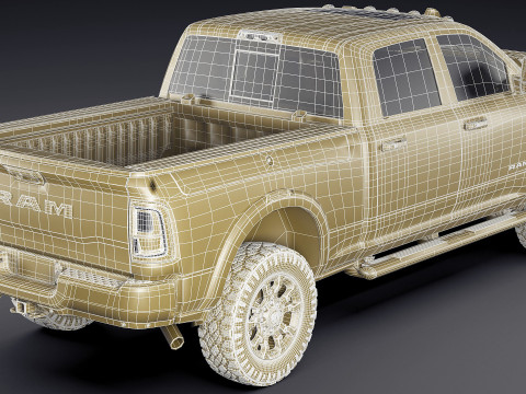 RAM Power Wagon 2025 3D Model