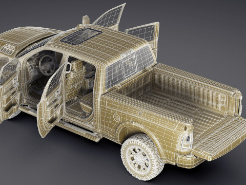 RAM Power Wagon 2025 3D Model