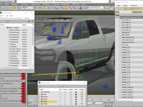 RAM Power Wagon 2025 3D Model