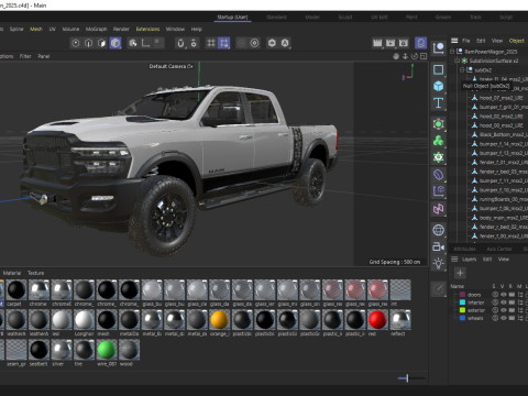 RAM Power Wagon 2025 3D Model