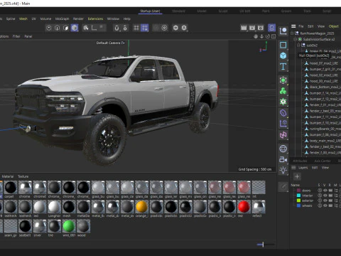 RAM Power Wagon 2025 3D Model