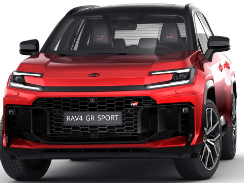 Toyota RAV4 GR Sport PHEV 2026 3D Model