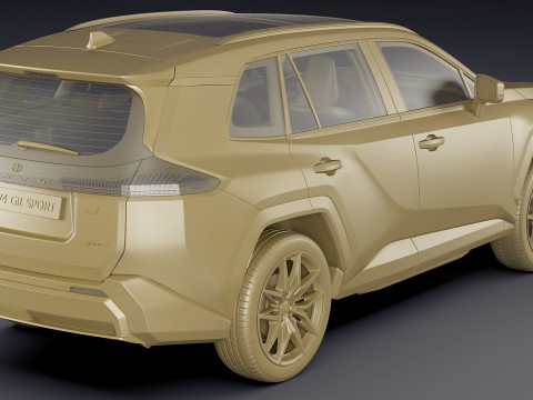 Toyota RAV4 GR Sport PHEV 2026 3D Model