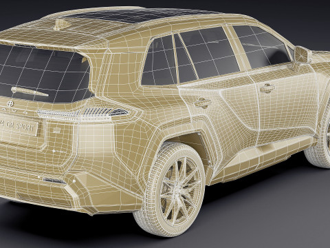 Toyota RAV4 GR Sport PHEV 2026 3D Model