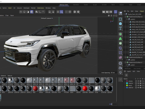 Toyota RAV4 GR Sport PHEV 2026 3D Model