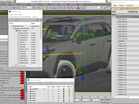 Toyota RAV4 Woodland 2026 3D Model