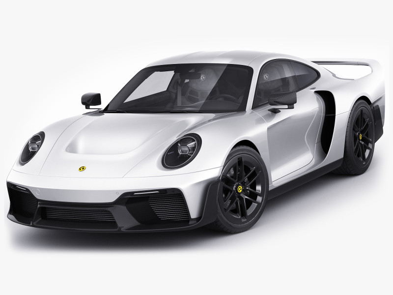 Gemballa Marsien 3D Model .c4d .max .obj .3ds .fbx .stl .blend