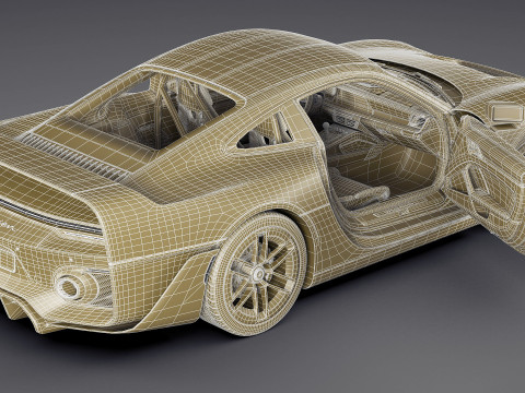 Gemballa Marsien 3D Model