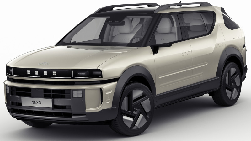Hyundai Nexo 2026 3D Model .c4d .max .obj .3ds .fbx .stl .blend